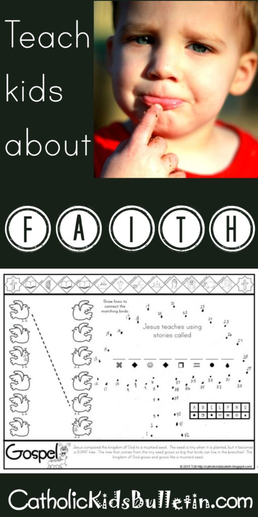 Catholic Kids Bulletin | Free Printable to Teach Kids about Faith