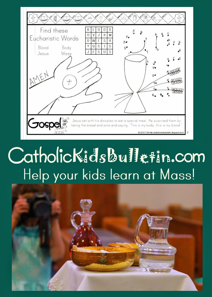 August Catholic Kids Bulletin: There's a Holy Day of Obligation this
