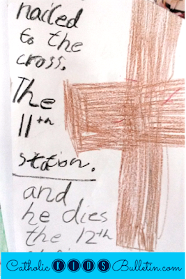 Lent Traditions, Goal Setting and Countdown, Stations of the Cross, Catholic Kids Bulletin