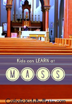 Catholic Kids Bulletin, Help Kids LEARN at Mass! FREE PRINTABLE