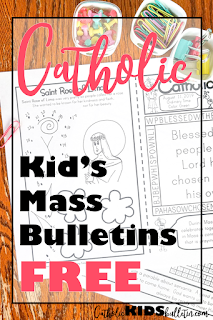 Free Catholic Kids Bulletins