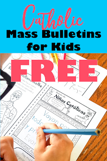 FREE Catholic Kids Bulletin for Catholic Mass