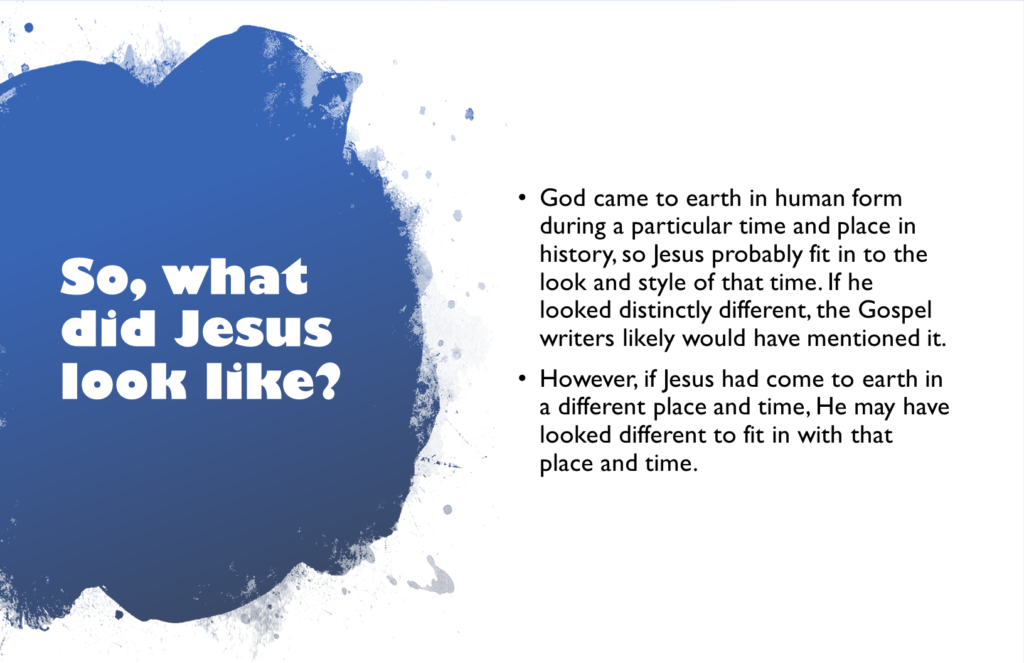 What did Jesus Look Like Example Slide