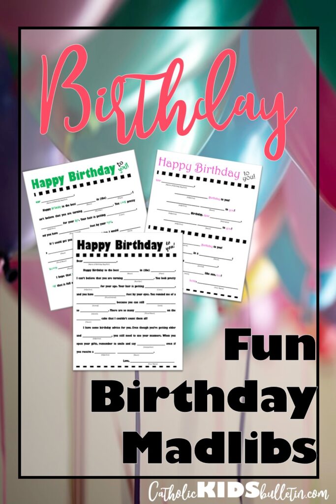 Easy Birthday Cards: Madlibs & Zentangle & Prayers