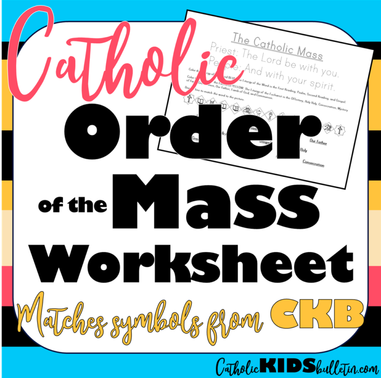 Catholic Kids Bulletins: One Easy Download - Catholic Kids Bulletin