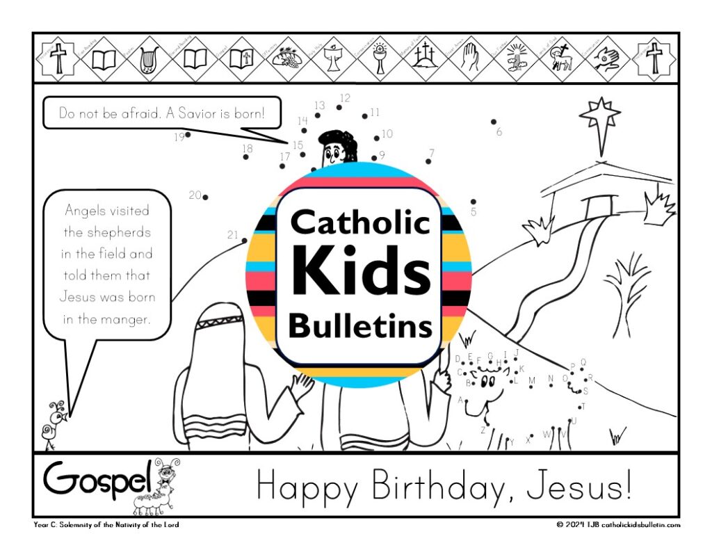 Celebrate the season with December Catholic Kids Bulletins! ✝️ Advent activities include weekly Gospel pages, an Advent wreath craft, and a skit for the Immaculate Conception. Learn about ✝️ Saint Nicholas, ✝️ Saint Juan Diego, ✝️ Saint Francis Xavier (with a reading packet!), ✝️ Saint Lucy, and ✝️ the Holy Family. Perfect for teaching kids about the true meaning of ✝️ Christmas while keeping them engaged all month long. Great for classrooms, homeschool, or church groups!
