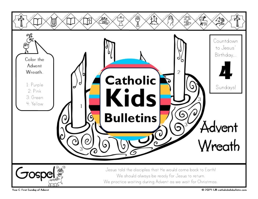 Celebrate the season with December Catholic Kids Bulletins! ✝️ Advent activities include weekly Gospel pages, an Advent wreath craft, and a skit for the Immaculate Conception. Learn about ✝️ Saint Nicholas, ✝️ Saint Juan Diego, ✝️ Saint Francis Xavier (with a reading packet!), ✝️ Saint Lucy, and ✝️ the Holy Family. Perfect for teaching kids about the true meaning of ✝️ Christmas while keeping them engaged all month long. Great for classrooms, homeschool, or church groups!