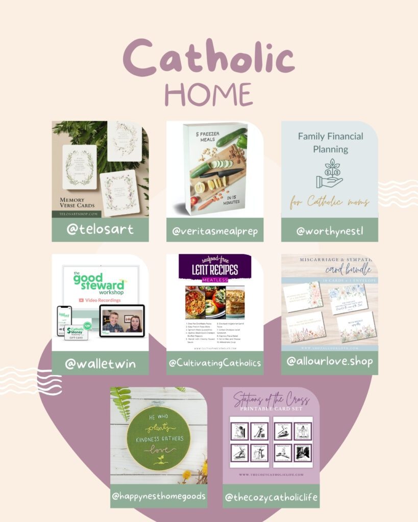 Lent is coming—are you ready? Every year, I start with the best intentions. I want to pray more, simplify life, and make this season truly meaningful. But somehow, the weeks fly by, and suddenly, it's Holy Week, and I'm scrambling to make Lent count. Sound familiar?

What if this year could be different?

What if you had everything you need to grow spiritually, deepen your family’s faith, and prepare for Easter—all in one place?

The Catholic Mom Bundle: Your All-in-One Lenten Resource

For just $25, you get 31 incredible Catholic resources to help you and your family have a holy and peaceful Lent. With a total value of $644.39, you’re saving a whopping 96% off!

This exclusive bundle is available for five days only:
📅 February 17th – February 21st
⏳ Don’t wait—once it’s gone, it’s gone!