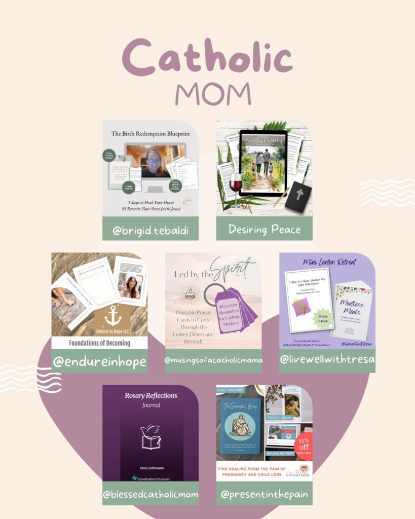 Lent is coming—are you ready? Every year, I start with the best intentions. I want to pray more, simplify life, and make this season truly meaningful. But somehow, the weeks fly by, and suddenly, it's Holy Week, and I'm scrambling to make Lent count. Sound familiar?

What if this year could be different?

What if you had everything you need to grow spiritually, deepen your family’s faith, and prepare for Easter—all in one place?

The Catholic Mom Bundle: Your All-in-One Lenten Resource

For just $25, you get 31 incredible Catholic resources to help you and your family have a holy and peaceful Lent. With a total value of $644.39, you’re saving a whopping 96% off!

This exclusive bundle is available for five days only:
📅 February 17th – February 21st
⏳ Don’t wait—once it’s gone, it’s gone!