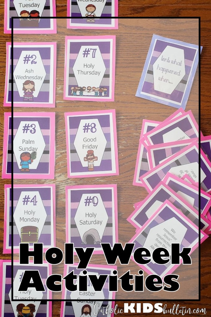 🃏 4. Lent Events Sorting Cards

These Sorting Cards are so versatile! Use them for:

Timeline games: Have students put Lent and Holy Week events in order.

Group challenges: Divide into teams and try to sort the fastest

Play Spoons or Baby Monkey Astronaut: Click here for instructions.

Hands-on and easy to prep—perfect for active classes.