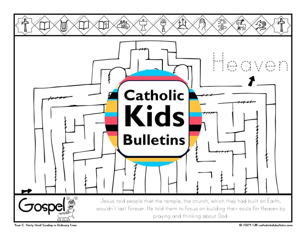 Teach kids about gratitude and holy heroes with the November Catholic Kids Bulletins! Each week includes Mass readings, prayers, and fun activities that follow the liturgical calendar. Learn about amazing saints like St. Martin de Porres, St. Cecilia, and St. Elizabeth of Hungary. These printable bulletins are perfect for helping children stay focused at Mass and grow in faith during this month of thanksgiving. Great for classrooms, homeschool, and parish use all November long! Catholic Kids Bulletins
