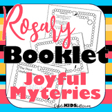 Rosary Booklet Bundle: Prayer Books for the Mysteries of the Rosary with Scripture. Joyful, Sorrowful, Glorious, and Luminous Mysteries of the Rosary. Together, they provide an interactive and creative way for children to experience prayer and reflection.

Each booklet is designed for children to draw their own pictures and color in the beads as they pray, enhancing their spiritual experience through artistic expression. The bundle includes:

Dedicated page for each mystery where children can illustrate their understanding and reflections through their drawings.
Prayer pages featuring essential prayers like the Apostles' Creed, Our Father, Hail Mary, Glory Be, and Fatima Prayer, to help children follow along and stay engaged.
Page for the Hail Maries that encourage deeper meditation with relevant Bible verses from NAB-RE, guiding kids to connect each mystery to Scripture.
Interactive coloring sections that allow kids to color the beads of the Rosary while they pray, making the experience hands-on and memorable.