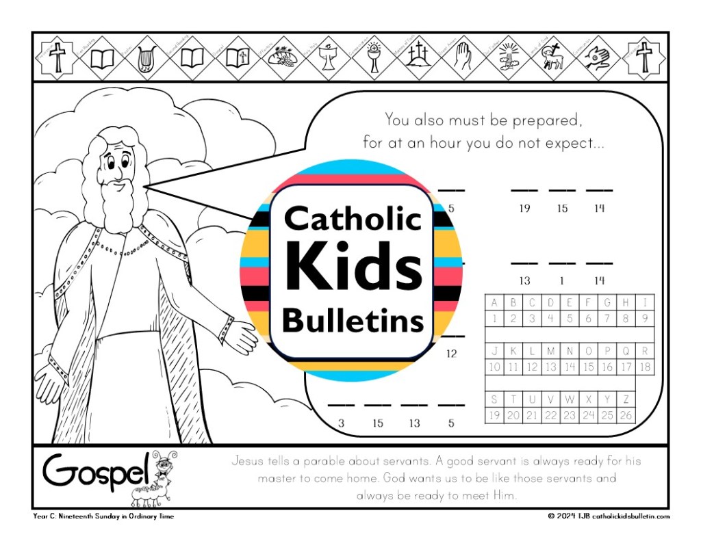 Help kids grow in faith this August with the Catholic Kids Bulletins! Each weekly bulletin includes Sunday Mass readings, prayers, saint stories, and hands-on activities to keep children engaged at church. This month, kids will discover inspiring role models like Saint Anne, Saint Clare, and Saint Moses the Black, and celebrate the Feast of the Assumption—a powerful reminder of Mary’s role in our faith. These print-and-go bulletins are perfect for classrooms, parish settings, or homeschool use, and make it easy to bring the beauty of the Catholic Mass to life for young learners. Catholic Mass Worship Aides for August—fun, faith-filled, and ready to use!