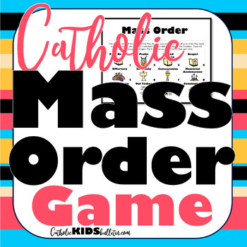 Catholic Mass Order Dice Game Matches Catholic Kids Bulletins: Play & Learn Mass