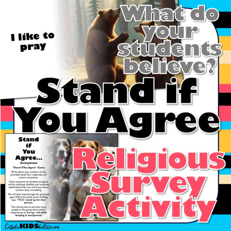Stand if You Agree Activity | Religion & Faith Survey Game | What Do You Believe