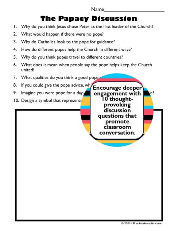 Catholic Papacy & Popes Reading Comprehension | Pope Francis, Pope John Paul II