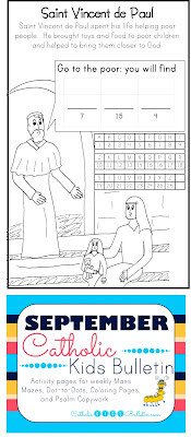 Saint Vincent de Paul Coloring Page Catholic Kids Bulletin