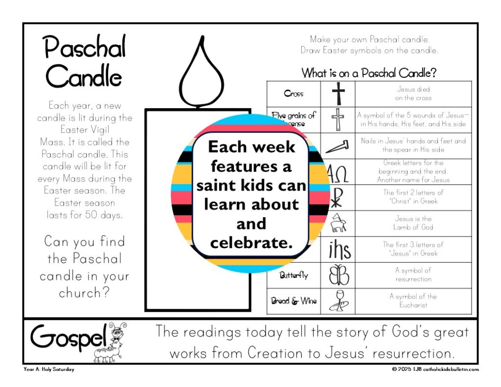 2026 Catholic Kids Bulletins – Full-Year Worksheets to Engage, Teach, and Inspire Kids at Mass