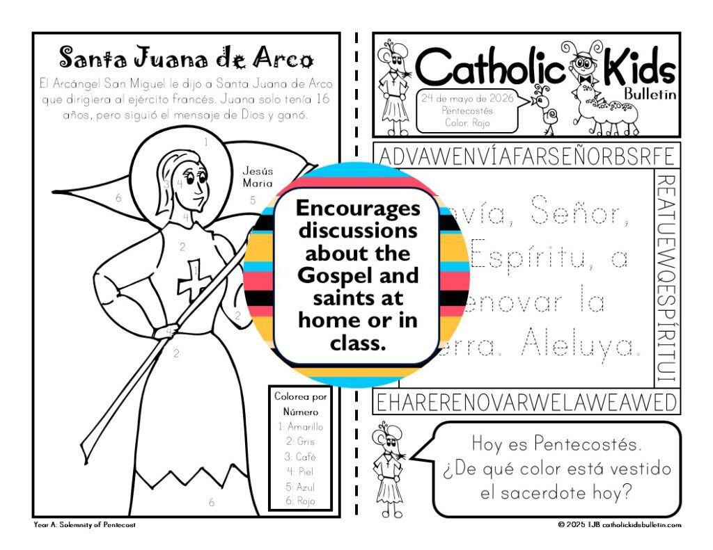 Keep kids engaged and excited during Mass all year with the 2026 Catholic Kids Bulletins! These full-year bulletins include coloring pages, puzzles, word searches, and saint stories that match the weekly readings. Perfect for classrooms, catechists, or families, these worksheets make Catholic Mass fun, interactive, and meaningful. Save prep time and inspire faith with this all-in-one resource for every Sunday, Holy Day, and Holy Week.