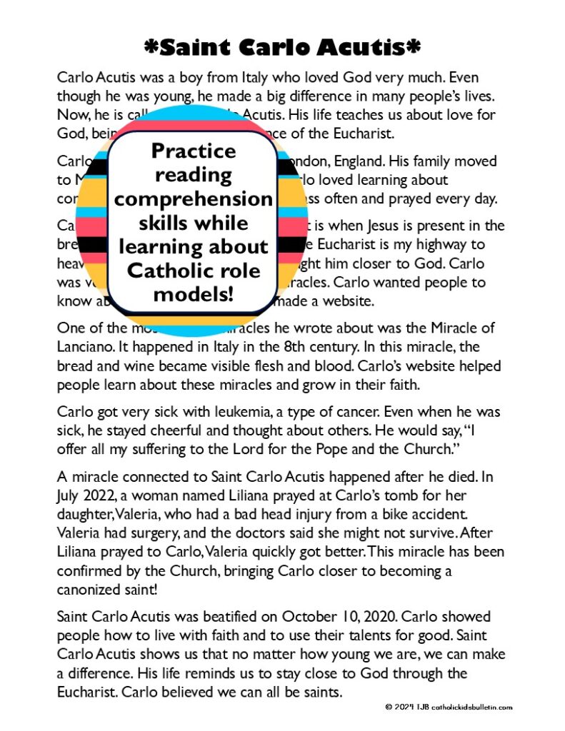 Inspiring Kids with New Catholic Saints Carlo Acutis & Giorgio Frassati