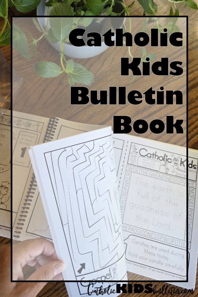 Year A Catholic Kids Bulletins Book: Full-Year Worksheets to Engage, Teach, and Inspire Kids at Mass