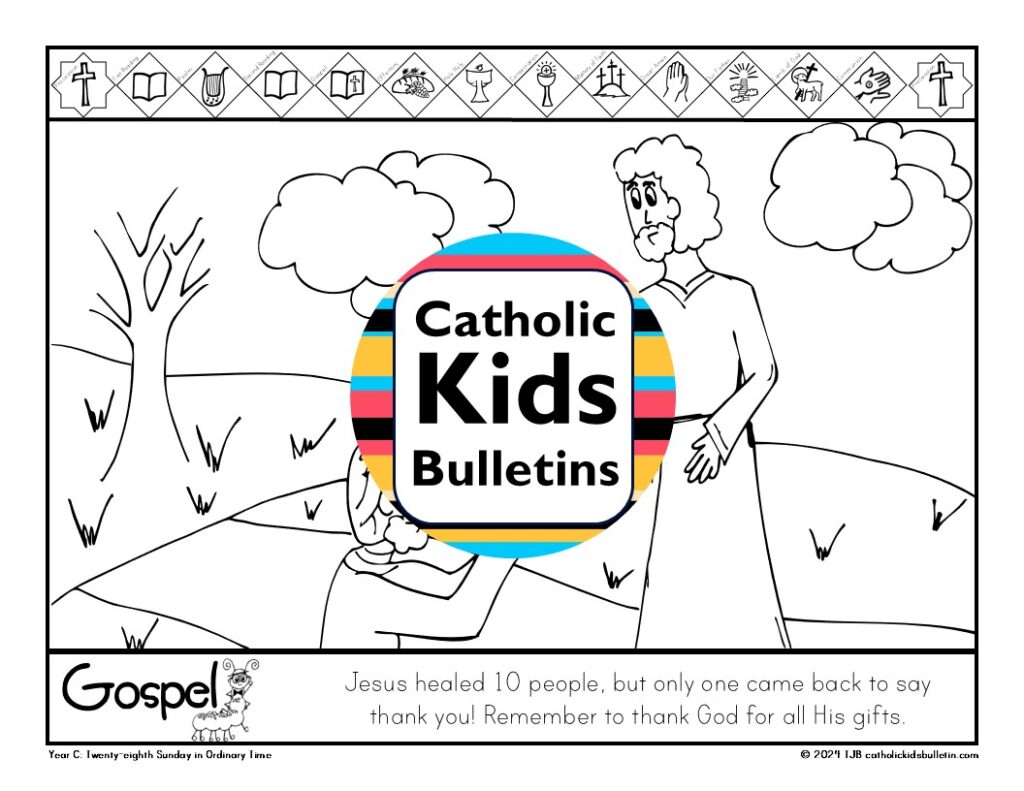 October Catholic Kids Bulletin Saint John Chrysostom