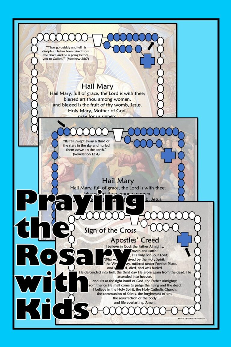 Praying the Rosary with Kids: Simple and Meaningful Ideas - Catholic ...