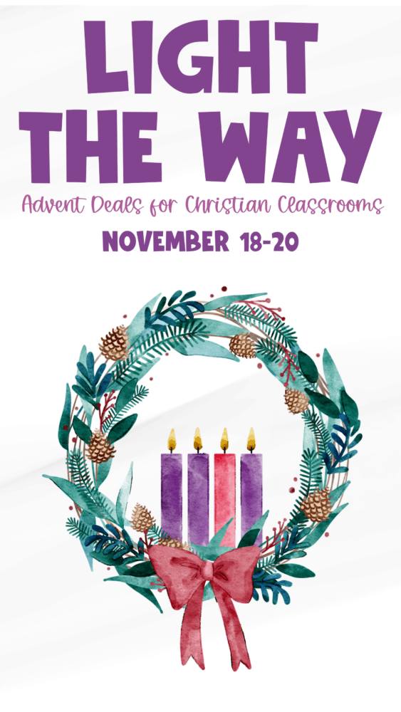 Advent is almost here! 💜 Make this season meaningful with faith-filled classroom activities that keep Christ at the center. Explore my Advent Trivia Cards, Advent Skit, and Advent Wreath & Candles Reading Comprehension Bundle—perfect for engaging students in the hope, peace, joy, and love of Advent. Don’t miss the Advent Sale with freebies, $1 & $2 deals, and 50% off bundles! Create joyful lessons and simplify your holiday prep today. ✨ #Advent #ChristianTeacher