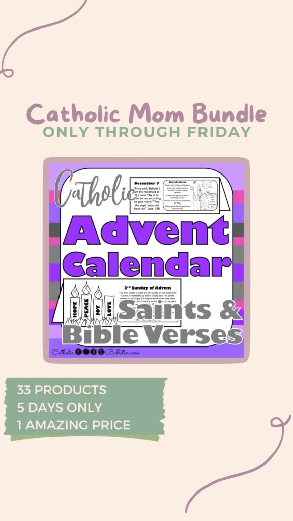Catholic Advent Ideas: Get 33 Faith-Filled Resources for $25 in the Catholic Mom Bundle