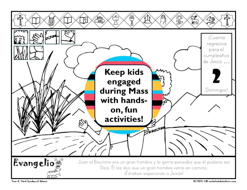 December Catholic Kids Bulletins