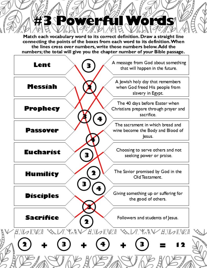 Bring Holy Week to life with this engaging Holy Week activity! This escape room helps students explore Palm Sunday, the Last Supper, Holy Thursday, and Good Friday while building reading comprehension, vocabulary, and Scripture understanding. Includes puzzles, Braille and pixel decoders, and a creative poster activity. Perfect for classrooms, faith formation, or Lent activities.
