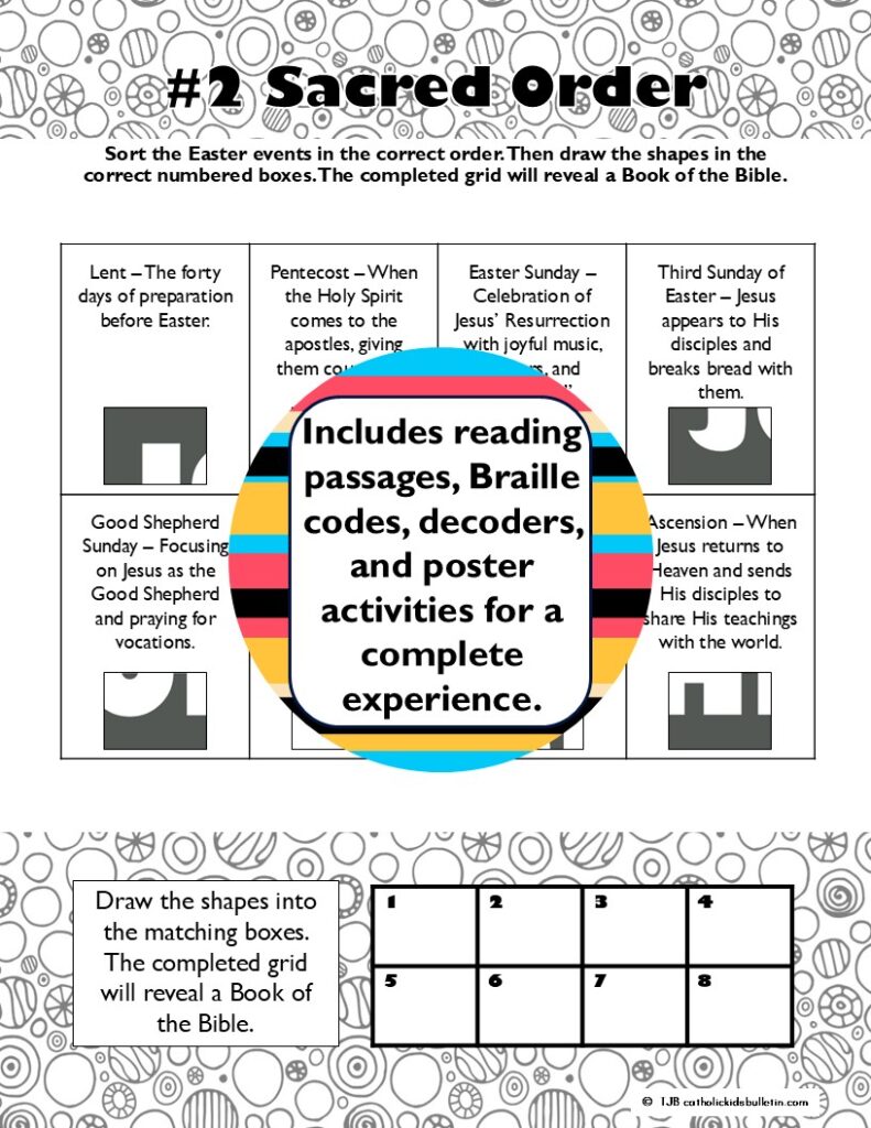 Catholic Easter Season Escape Room | Teach Easter to Pentecost