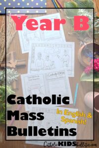 Make Sunday Mass for kids more meaningful with printable Catholic Kids Bulletins! ✝️ Help children understand the Gospel, learn about saints, follow the Mass, and grow in their Catholic faith with engaging activities, mazes, word searches, coloring, Scripture, and more. Perfect for Catholic families, schools, Faith Formation, religious education, and Catholic homeschool.