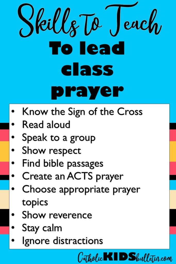 Catholic Prayer Slides for an Easy Class Prayer Routine | Catholic Classroom Resources