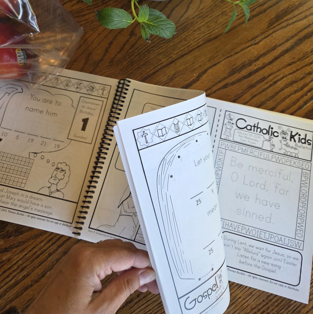 Catholic Kids Bulletin Year B Book | Full Year of Mass Activities